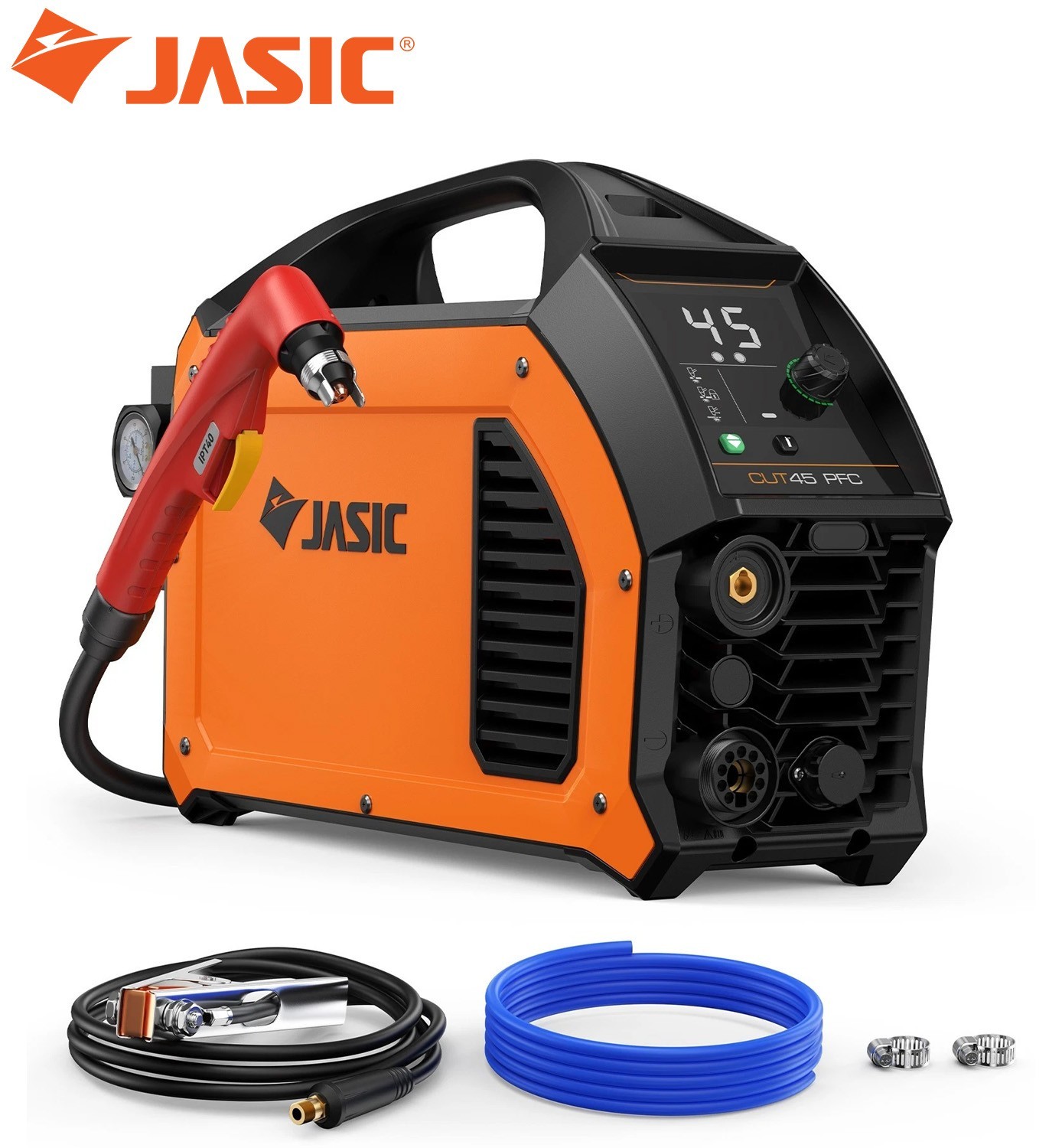 JASIC Plasma Cutter 45A CUT45 PFC Cutting Machine 95-265V Wide Voltage CNC Ready