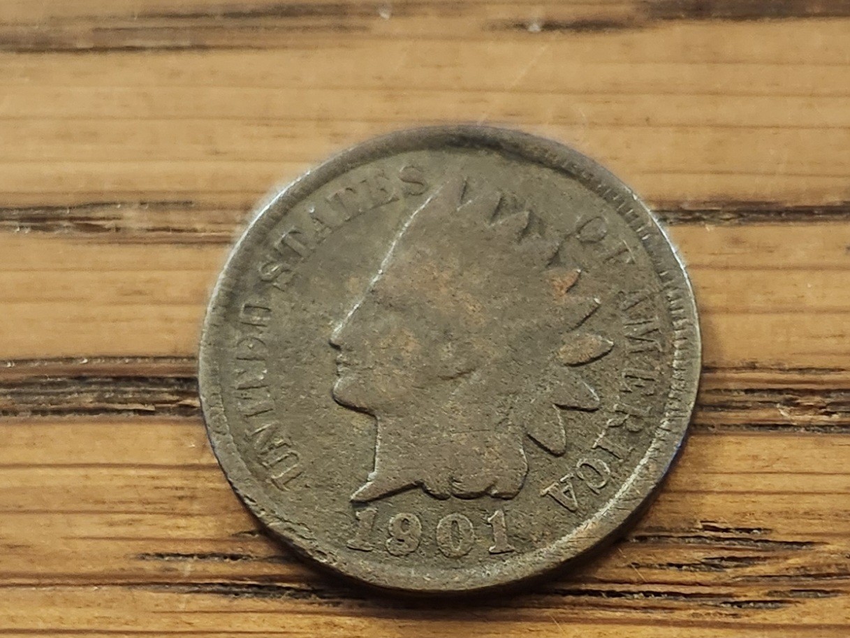 1901 Indian Head  One Cent
