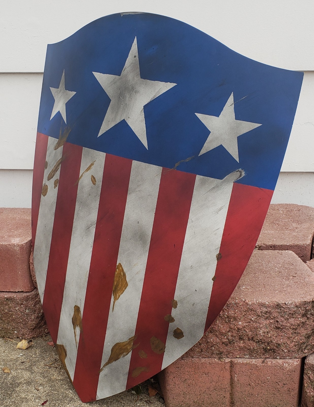 Marvel the First Avenger 1940s Captain America Shield Replica Alloy Metal