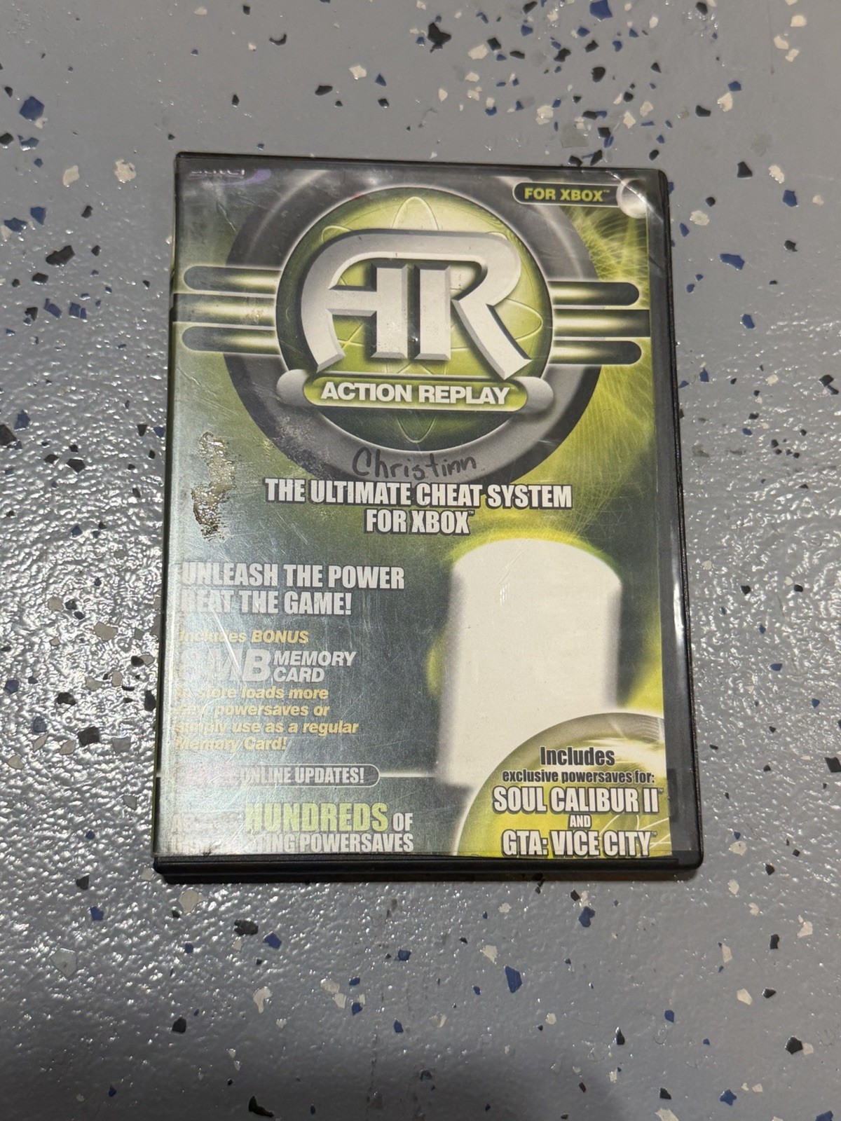 Action Replay Original Xbox Games Power Saves Powersaves PC Data Disc And Case