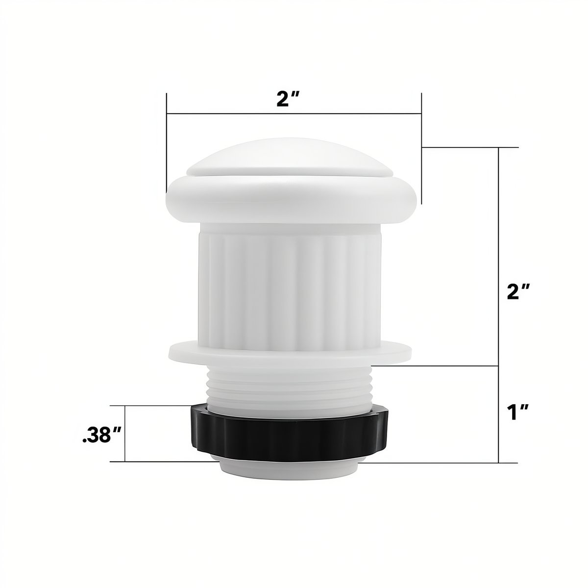 Jumbo Bumper Pool Billiard Post - White