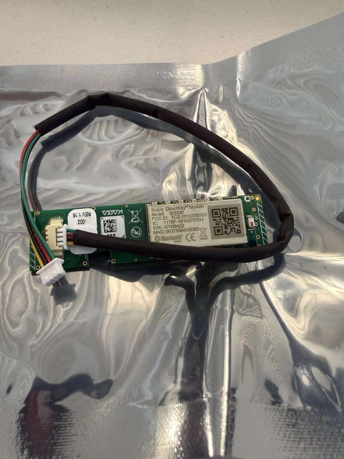 DORMAKABA SAFLOK A28890-S BLUETOOTH MODULE ANTENNA NEW