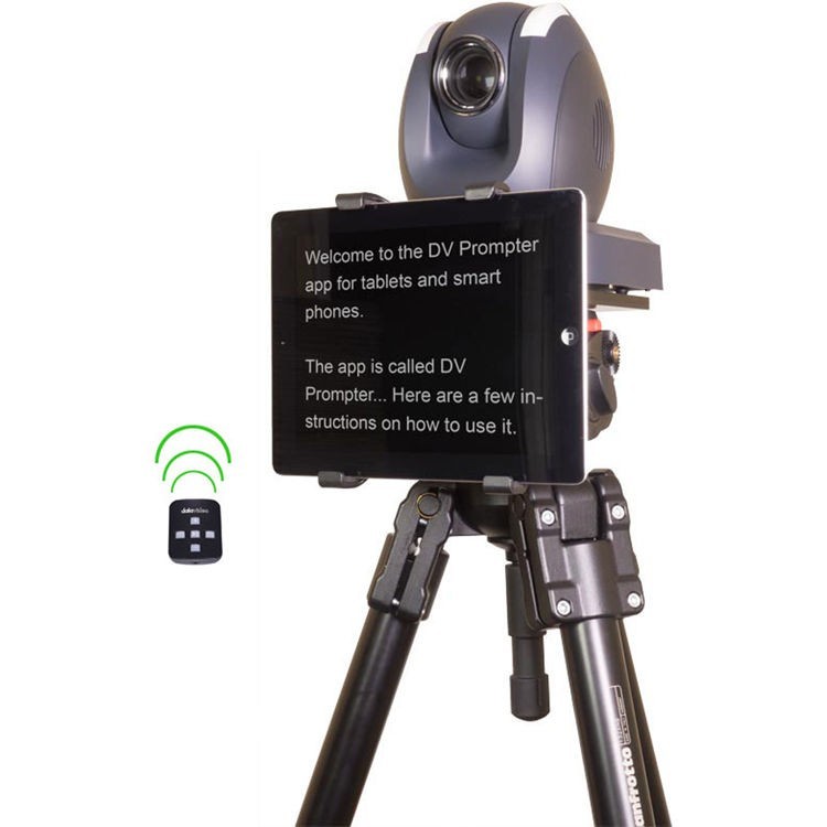 Datavideo TP-150 Teleprompter Kit for PTZ Camera iPad Android Tablet w/ Remote