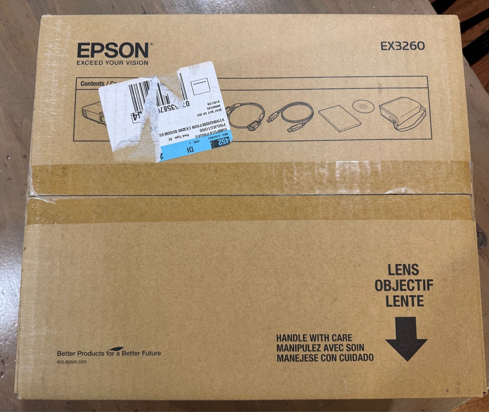 EPSON 3260/PRO EX7260 PROJECTOR - NEW-OTHER