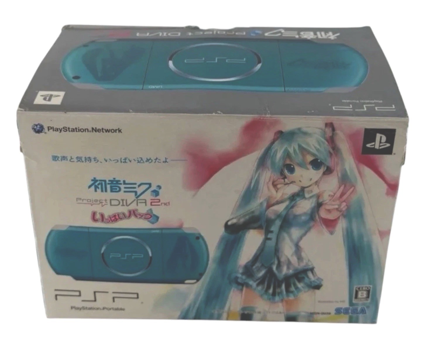 PSP 3000 console  Hatsune Miku edition Near Mint  From Japan