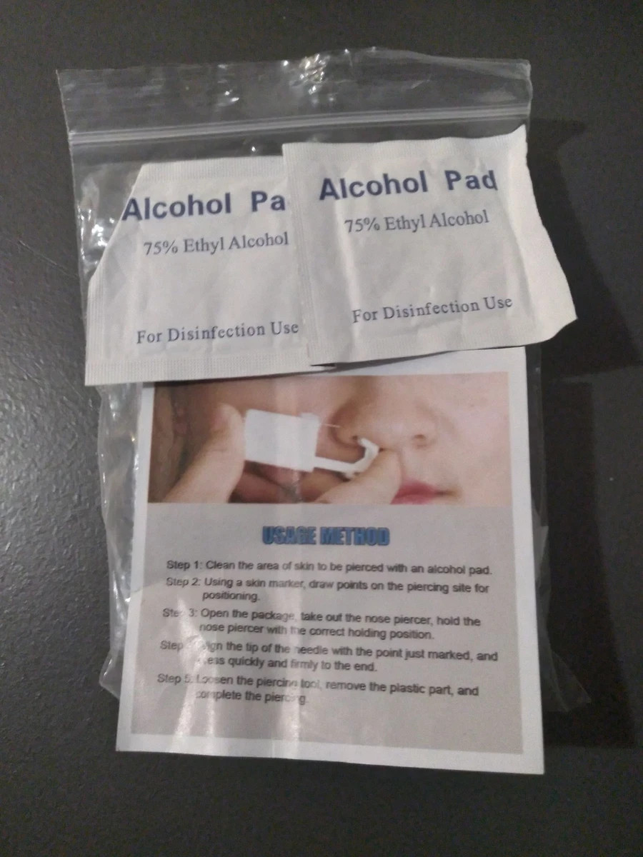 Done-At-Home first-time-onestep ear piercing kit.