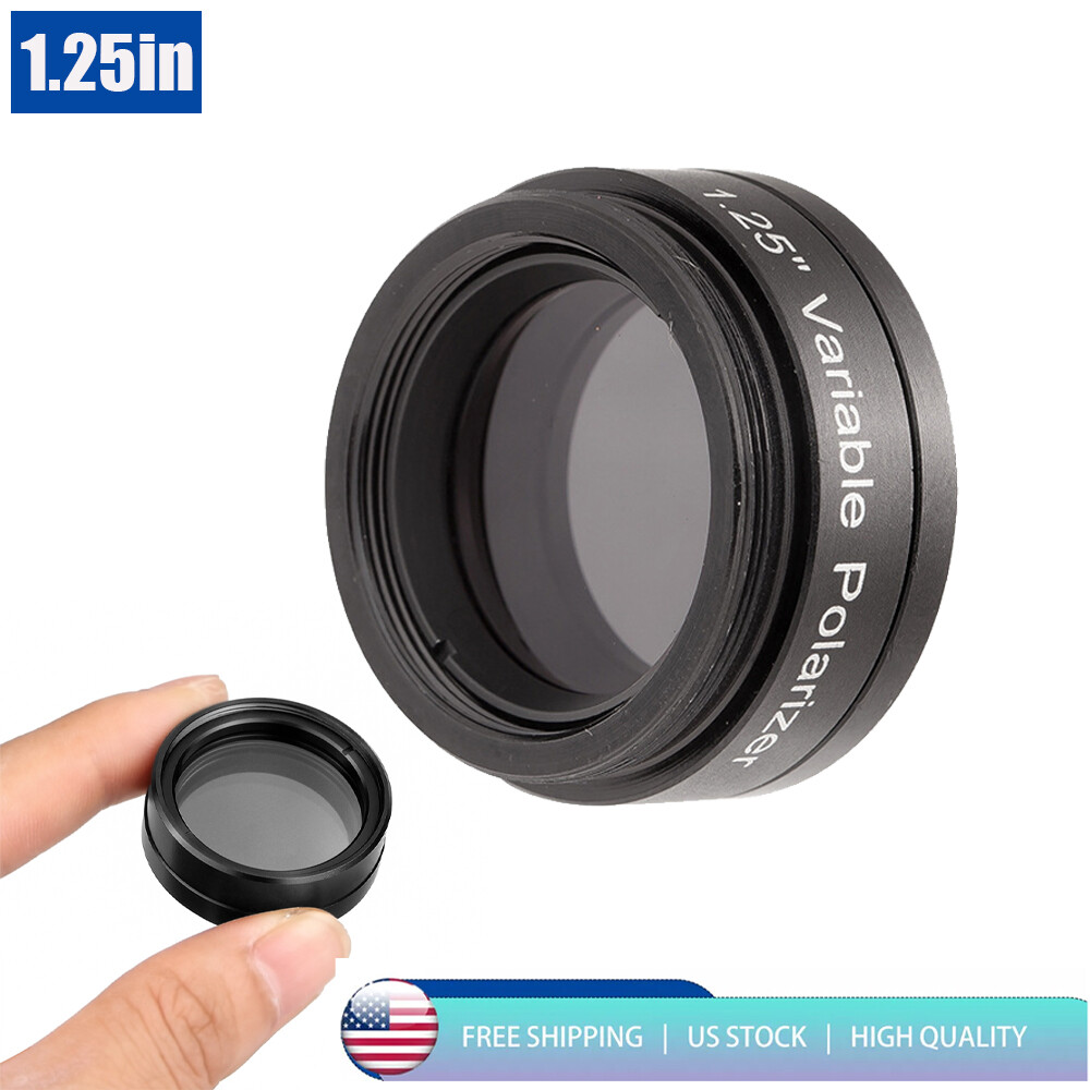 1.25 Inch Variable Polarizing Filter Lens For Astronomical Telescope Eyepiece