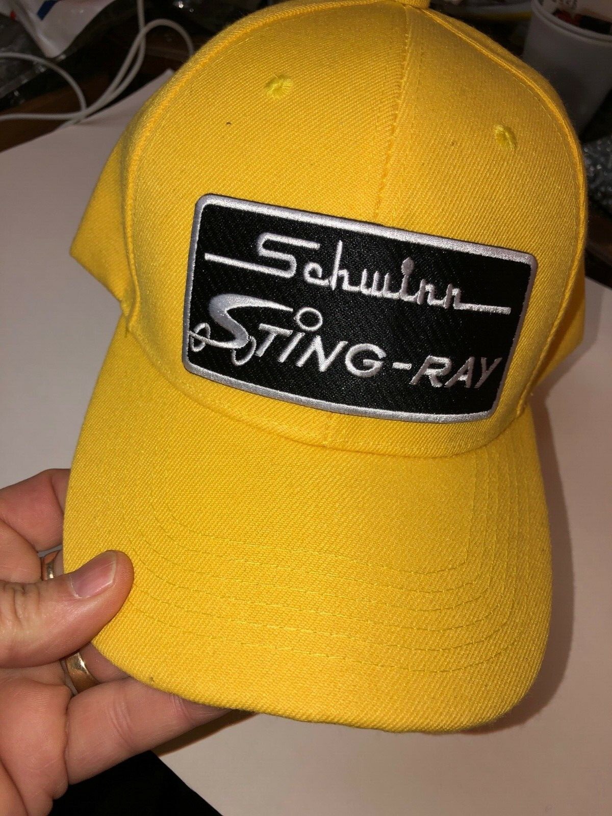 YELLOW  STINGRAY LEMONPEELER Bicycle Baseball Cap for Stingray bicycle Krate