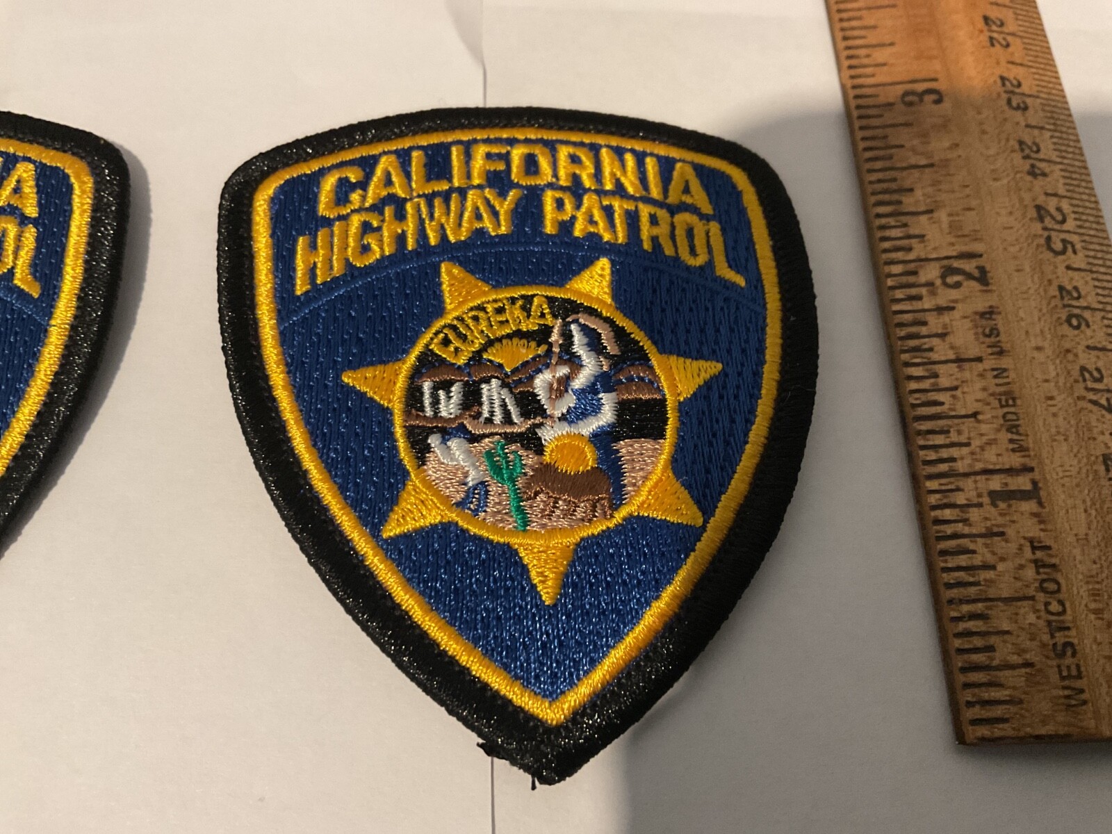 California collectors Hat patch set 2 pieces all new