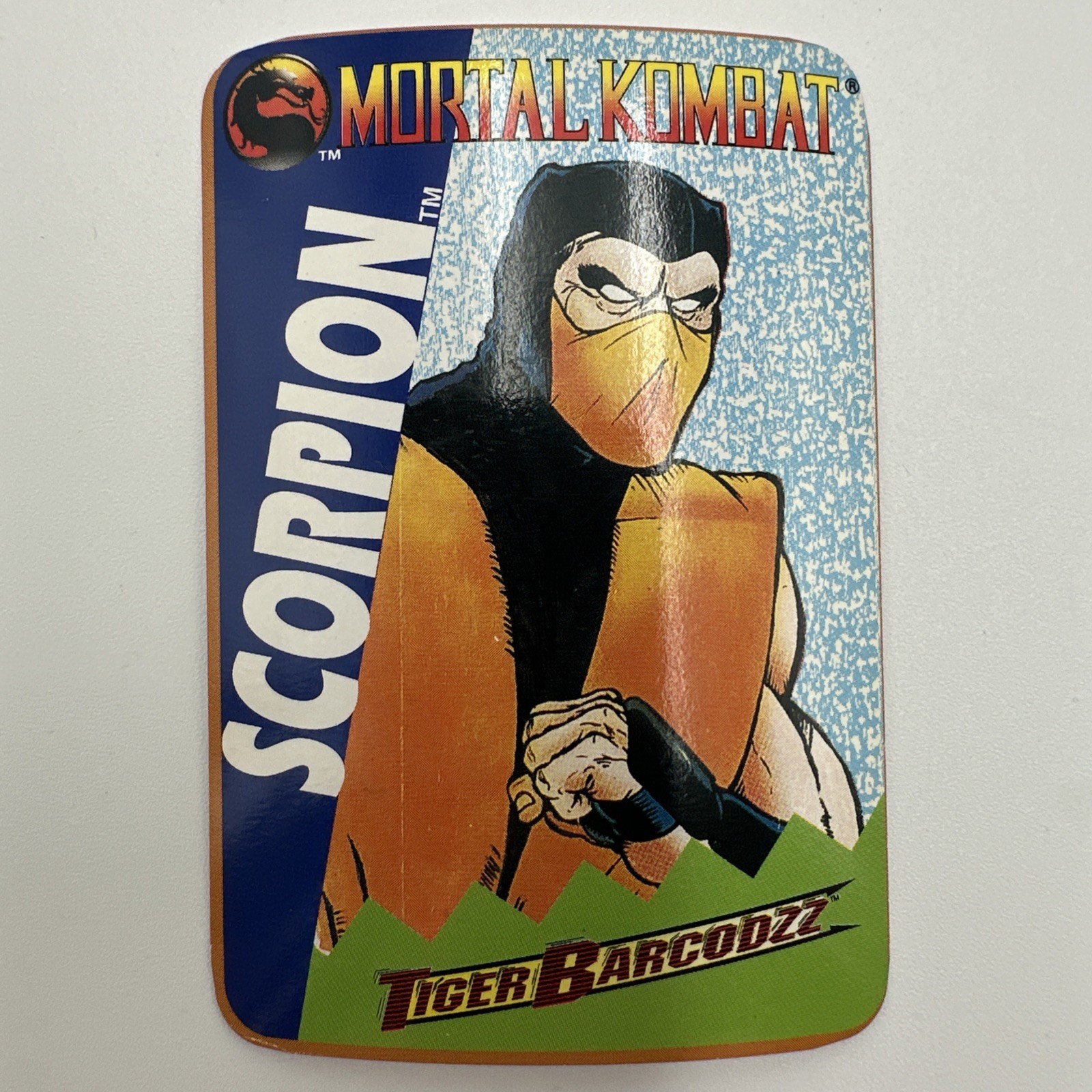 Mortal Kombat Tiger Barcodzz Card Lot Of 20 Sub Zero Scorpion Rayden Free Ship