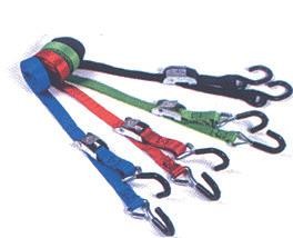 Spi 12-140 Tie Downs - 1in. x 5-1/2ft. - Black