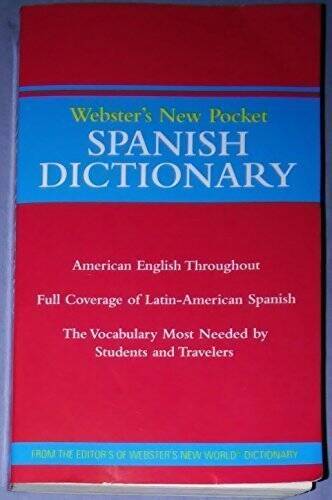 Webster's New Pocket Spanish Dictionary - STAPLES - Paperback By Harraps - GOOD