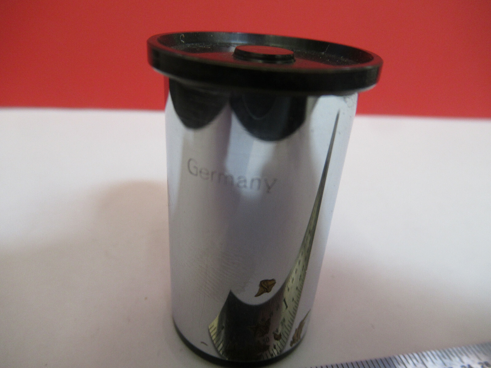 LEITZ WETZLAR GERMANY 12X EYEPIECE PERIPLAN MICROSCOPE OPT AS PICTURED #B1-A-06