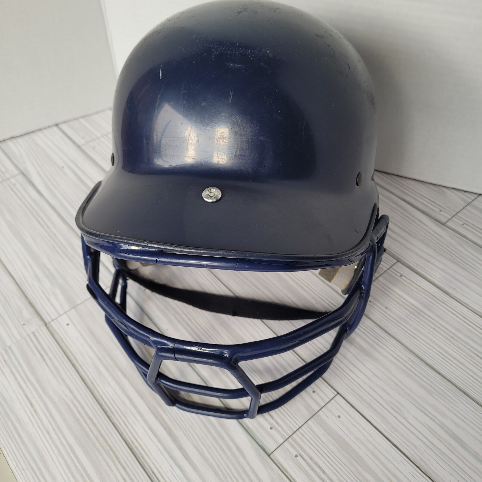 Rawlings Youth Baseball Helmet 6PL1W Full Face Adjustable Strap Batting Fast pic