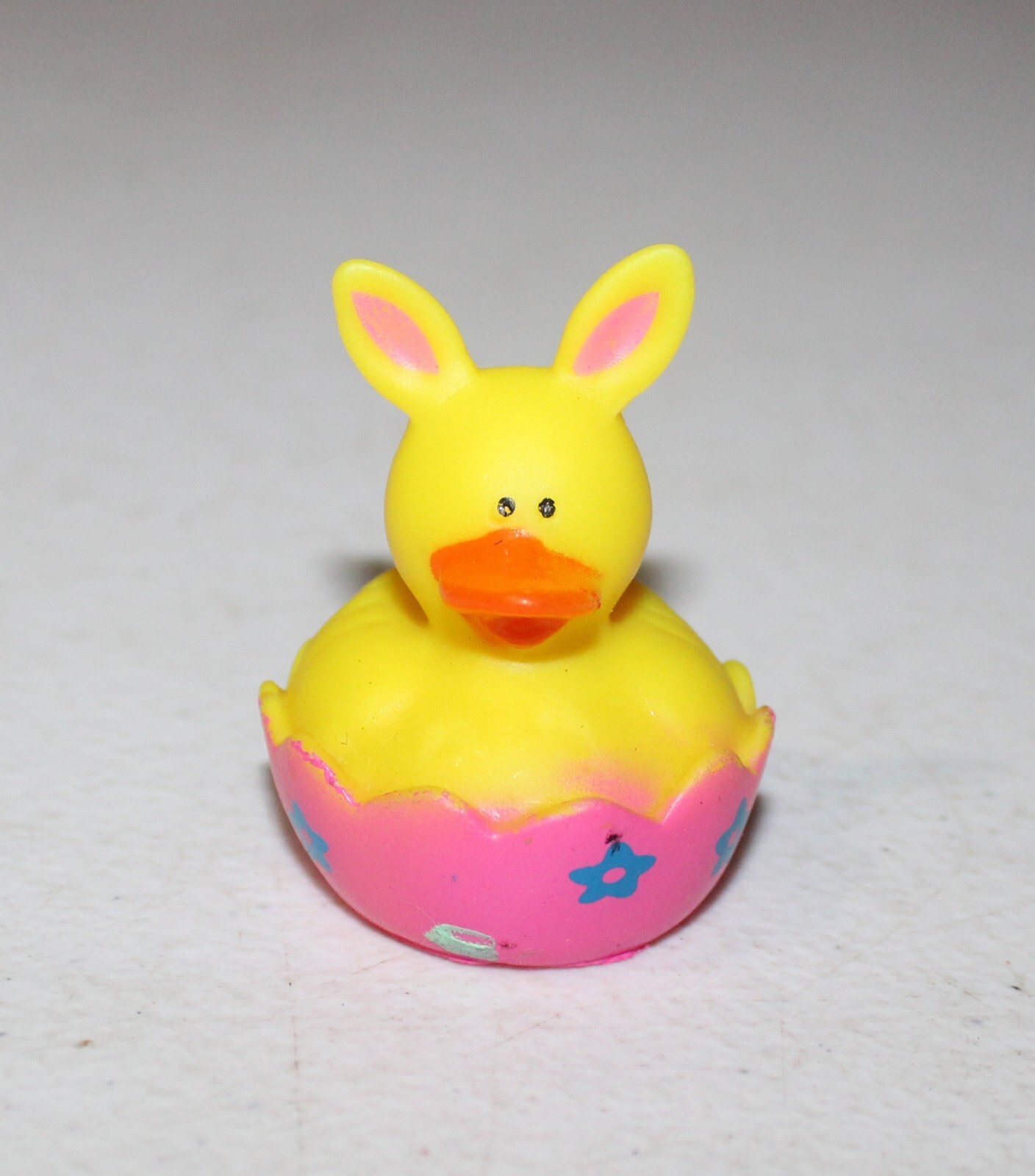Easter Yellow Bunny Mini Rubber Duck Easter Egg 2" Oriental Trading