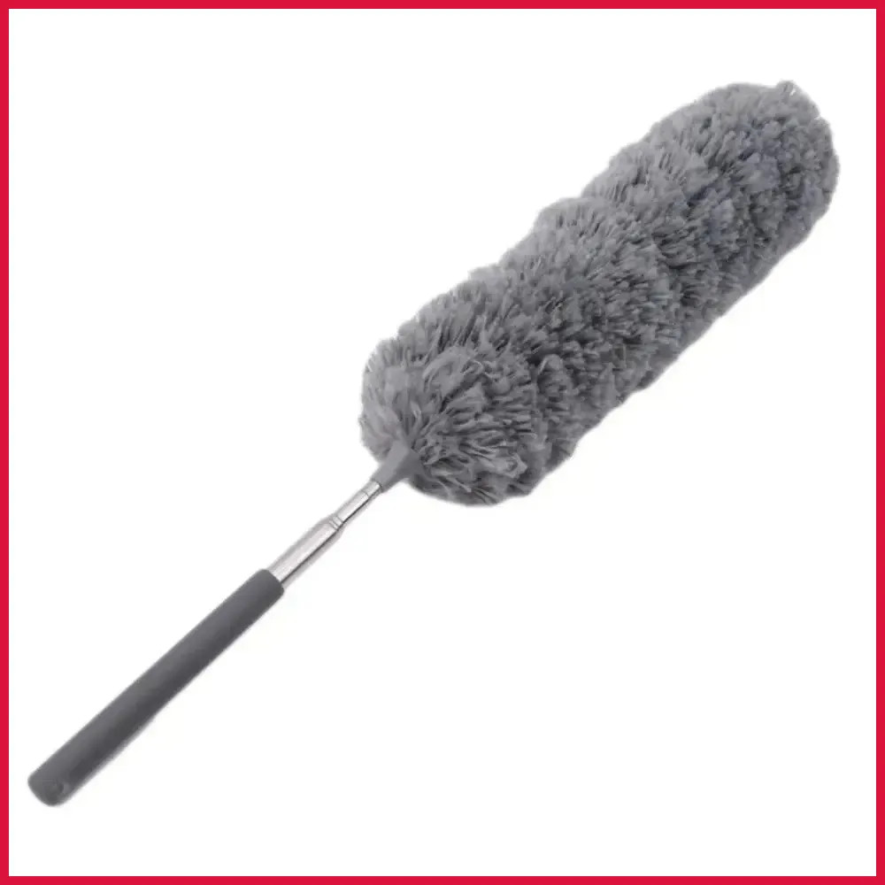 Microfiber Duster Soft Feather Dusting Brush Household Extendable Cleaning Tool