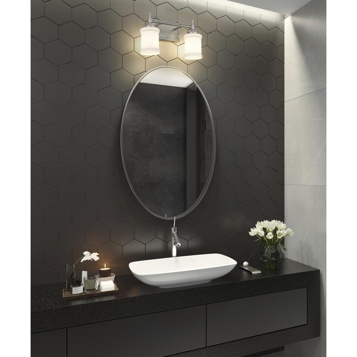 Z-Lite 622-2V-BN Cadoc Bathroom Vanity Light Brushed Nickel