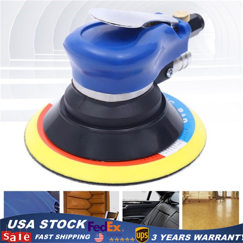 6in Palm Air Sander Random Orbital Auto Body orbit DA Sander Tools 10000 RPM