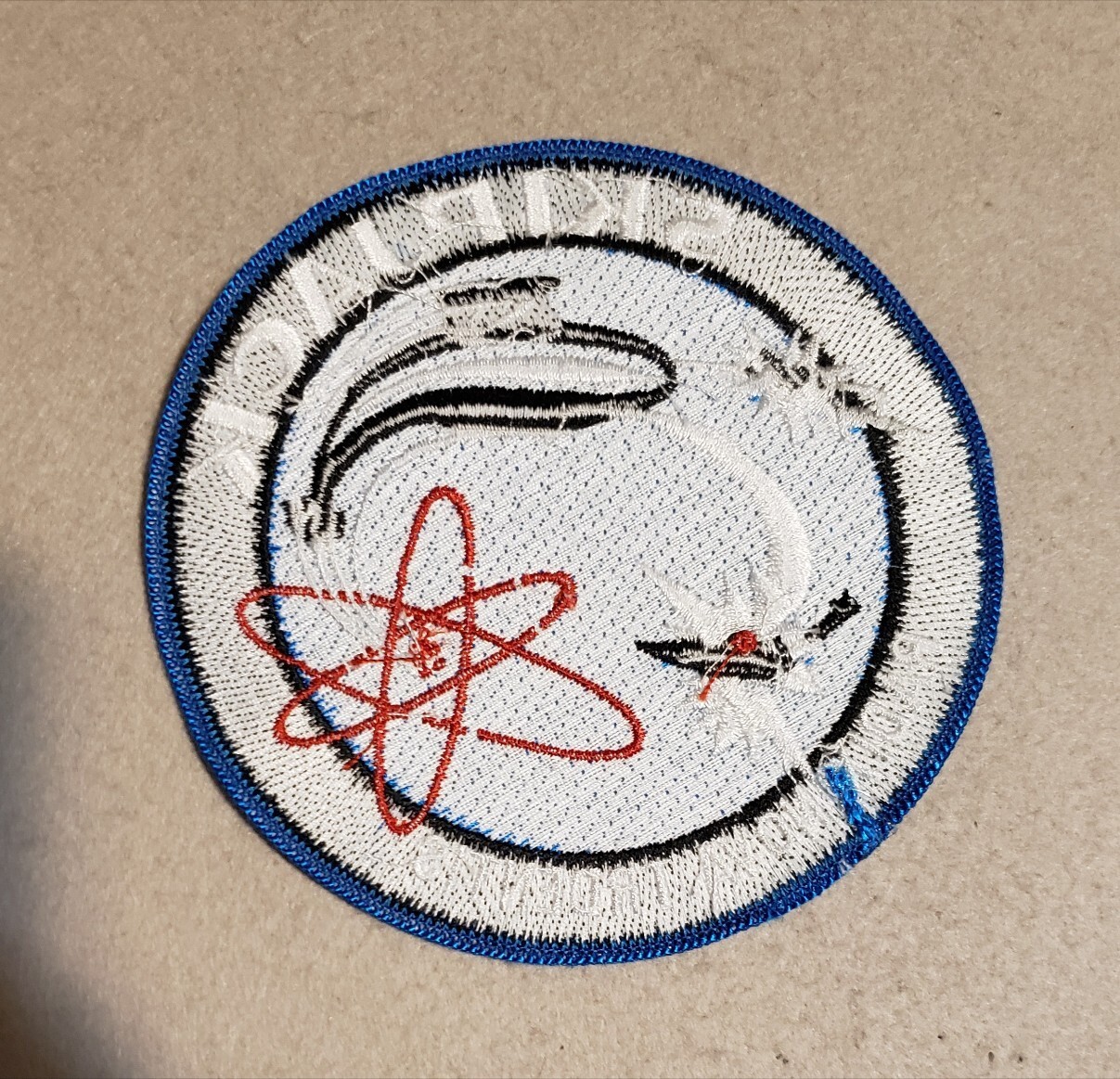 USS Skipjack SSN-585 Patch - No plastic backing - 5"