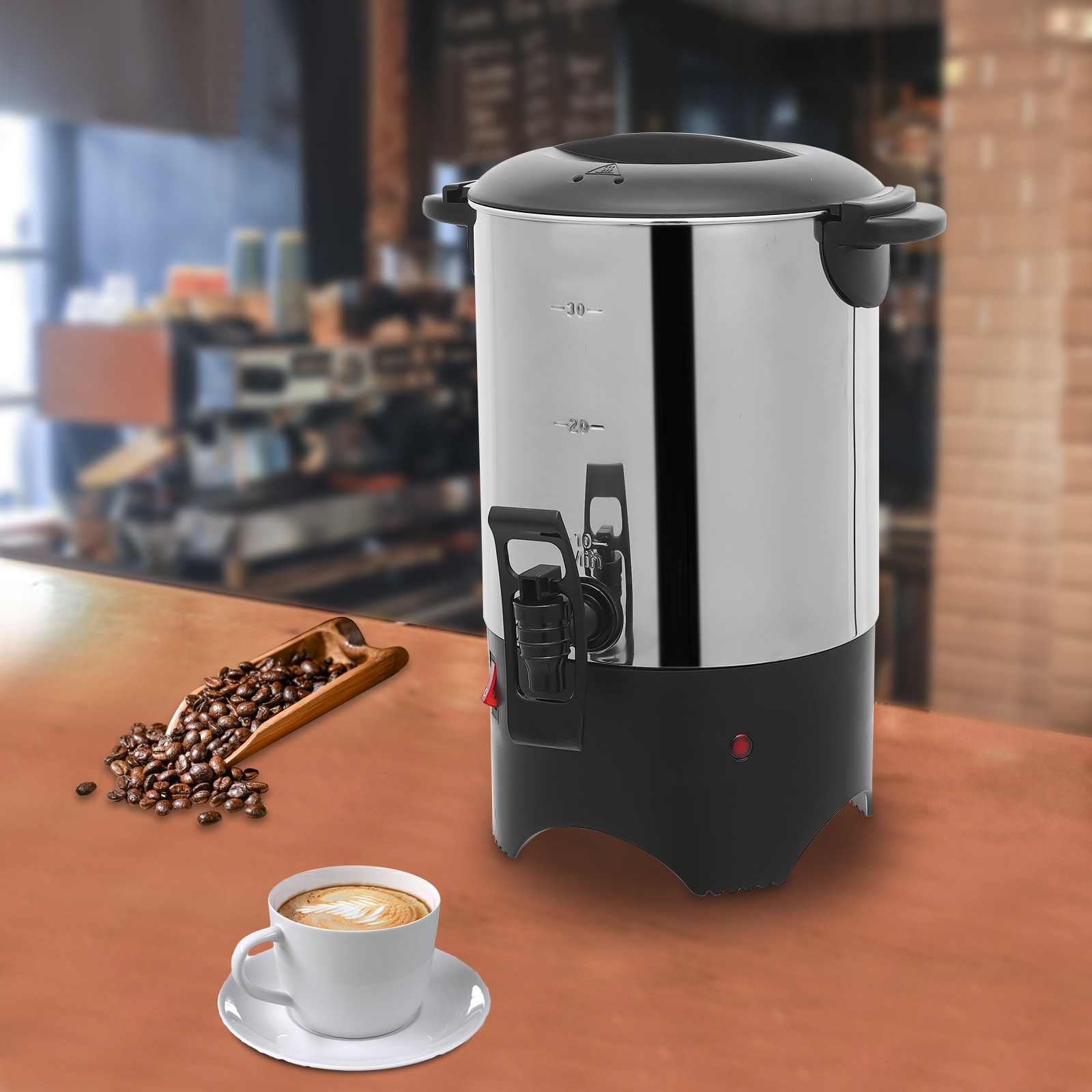 175Oz Large Coffee Urn 110V Electric Coffee Maker For tea/hot chocolate/coffee