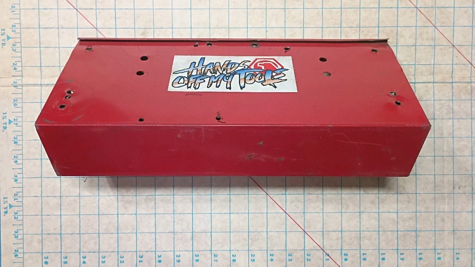 Matco Tools Red Metal Side Tool Tray Magnetic Organizer Excellent Tested Work...