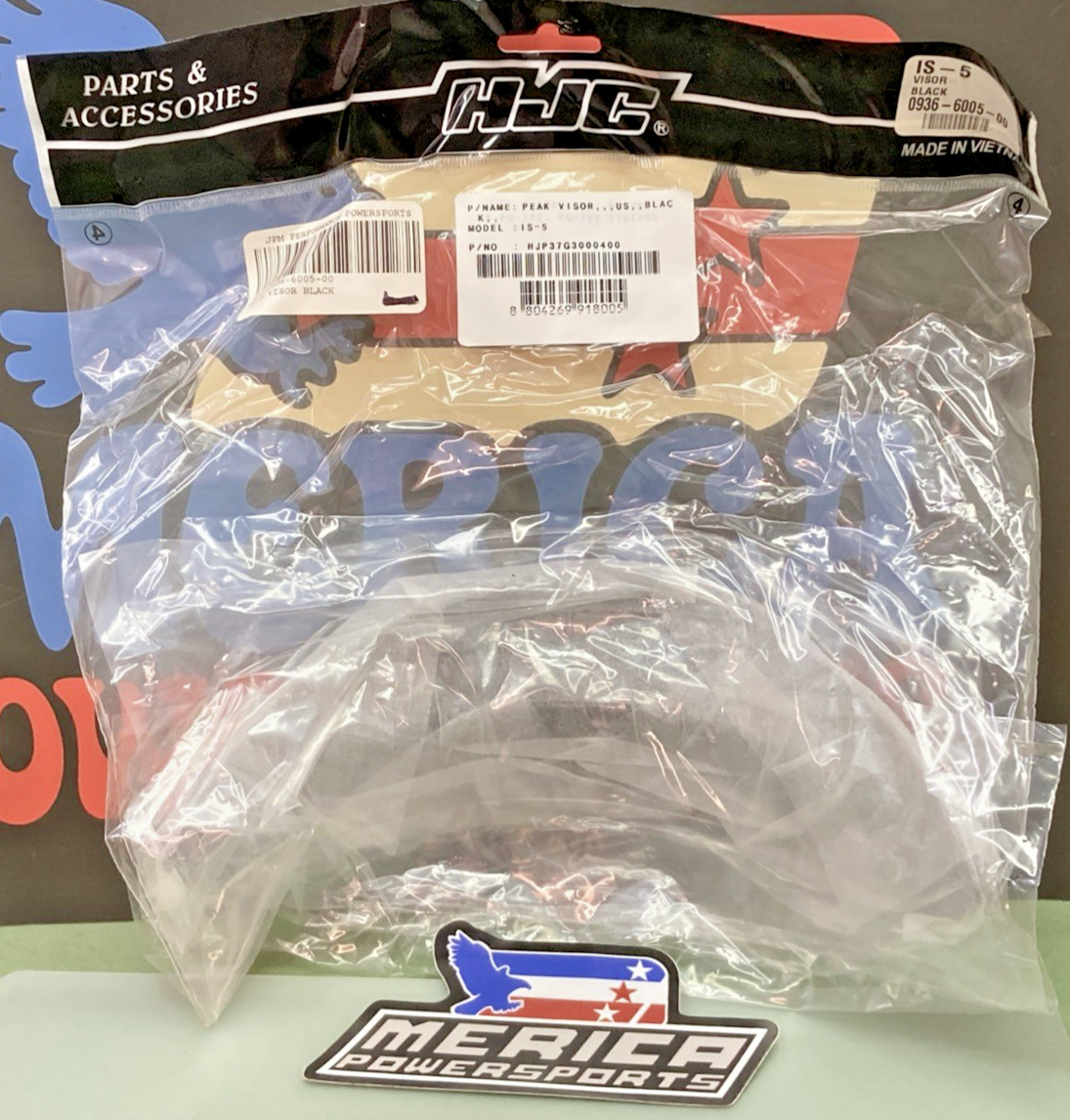New Genuine HJC HJP37G3000400 IS-5 Visor Black 0936-6005-00