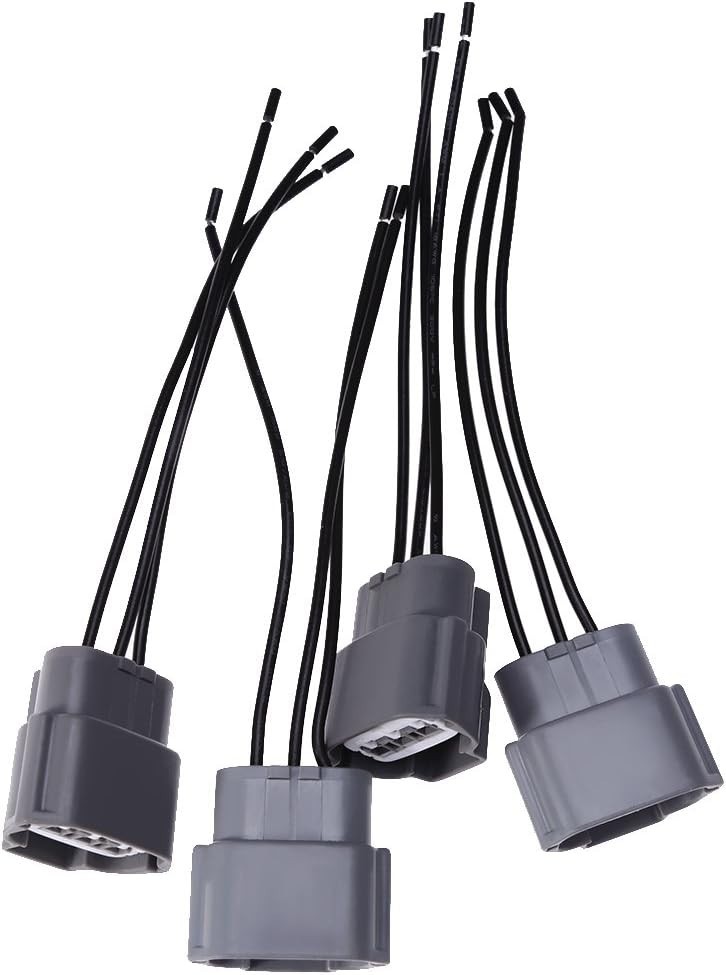 Ignition Coil Connector Plug Wiring Harness Pigtail Replacement (4-Pack)