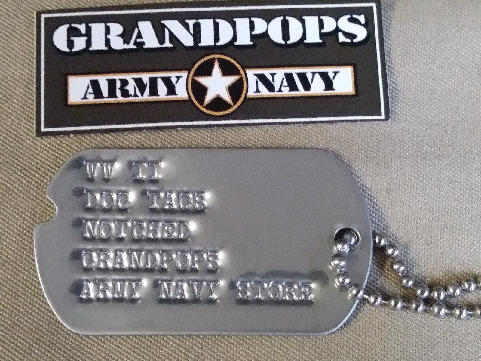 WW2 Customized U.S. Military Dog Tags