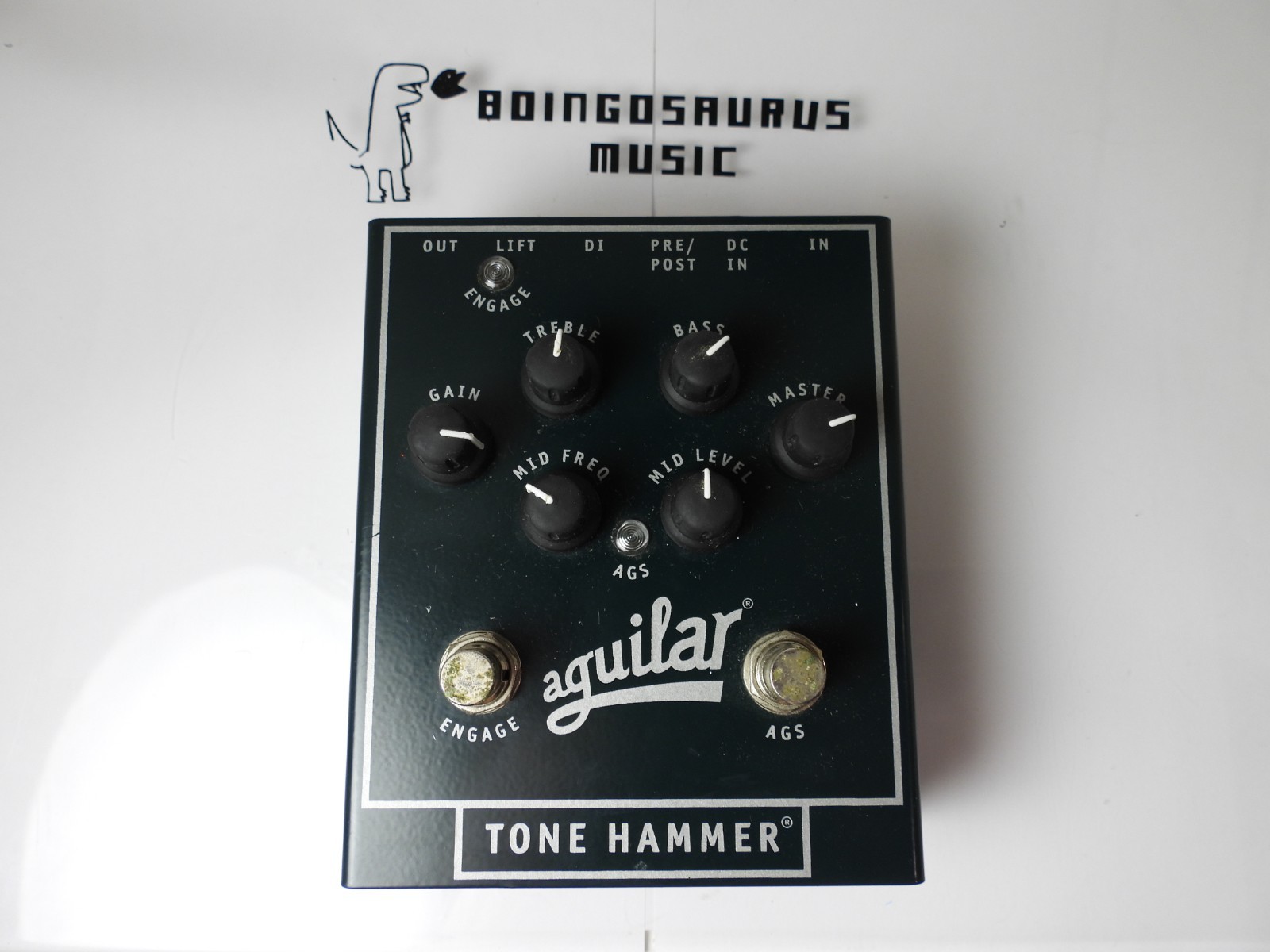 Aguilar Tone Hammer Bass Preamp EQ DI Equalizer Effects Pedal Free USA Shipping