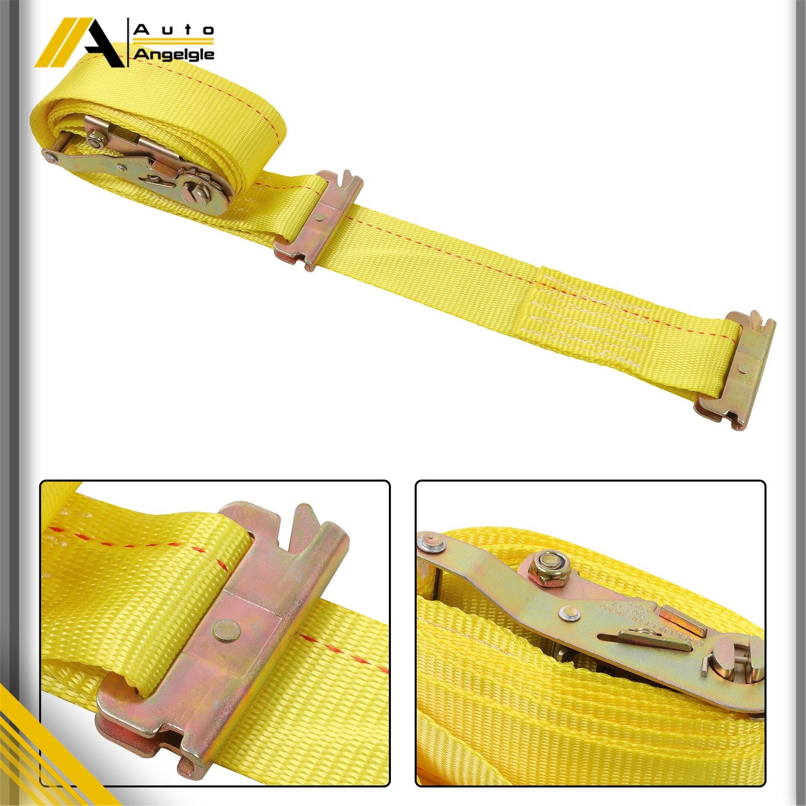 10PCS E Track Tie-Down Rail Kit Trucks Vans Garages Trailer Tie Down System