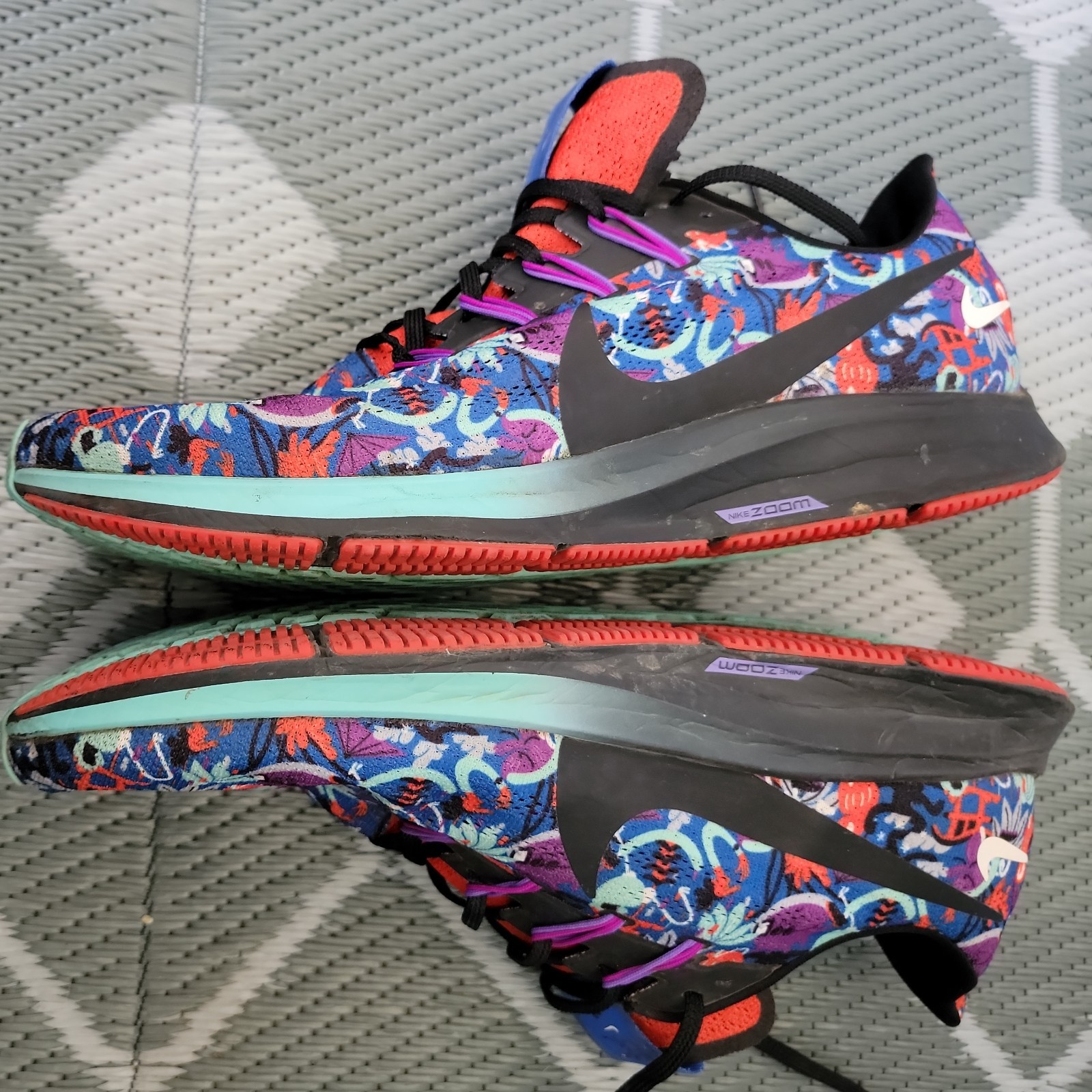 Nike Air Zoom Pegasus 36 Men Sz 14 Tokyo Running Pack Floral Shoe CU2090-800