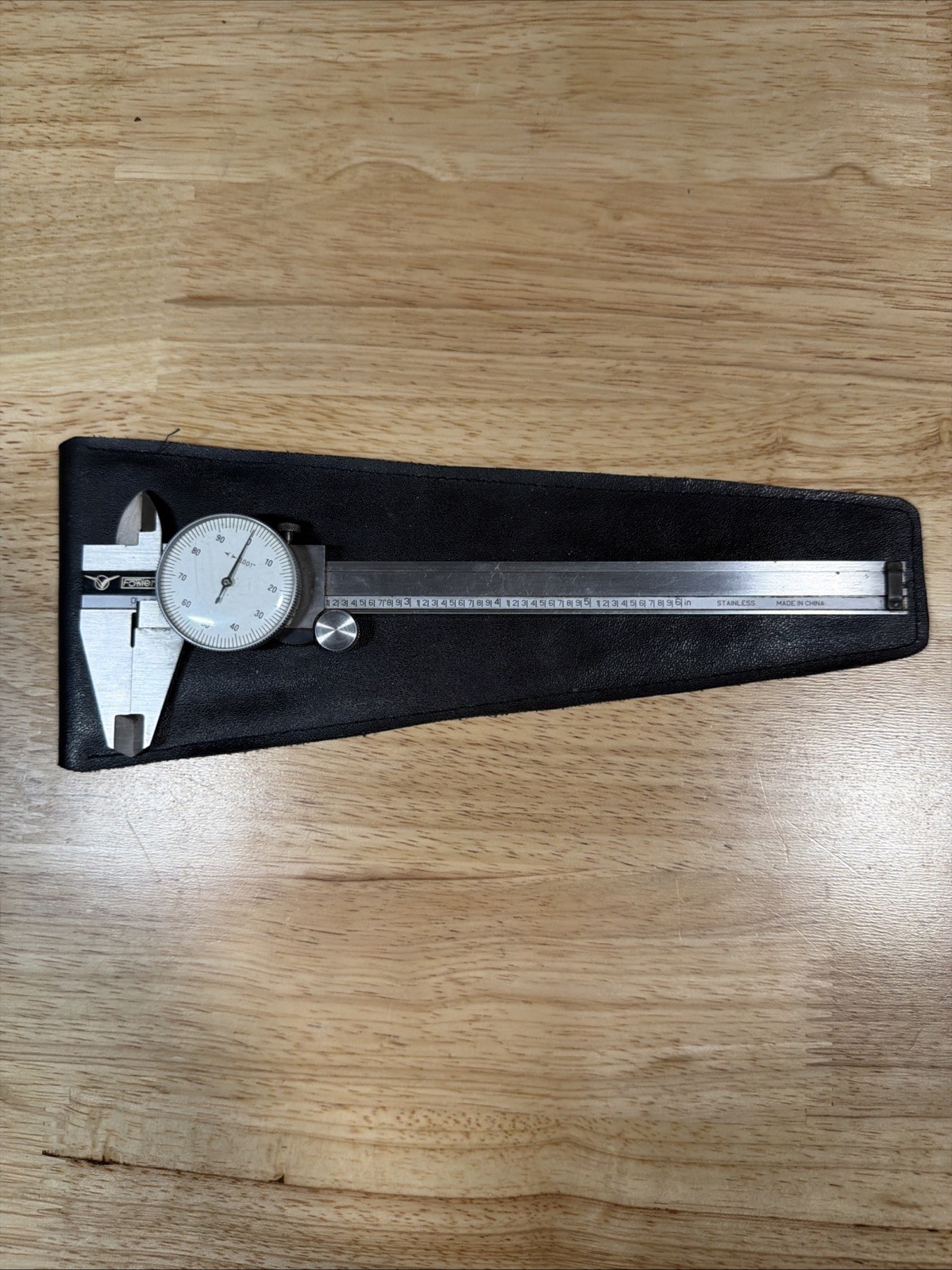Fowler Heavy Duty 6” Dial Caliper .001 Stainless Steel With Pouch - Catio/Japan