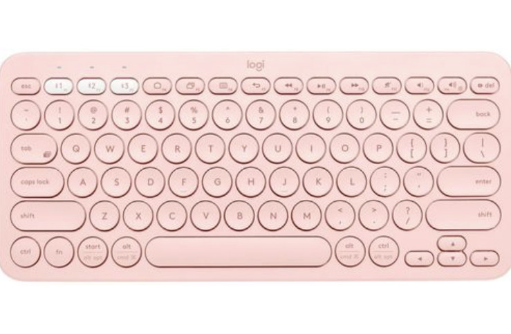 Logitech Multi-Device Bluetooth Keyboard, Model# K380, Color Light Pink