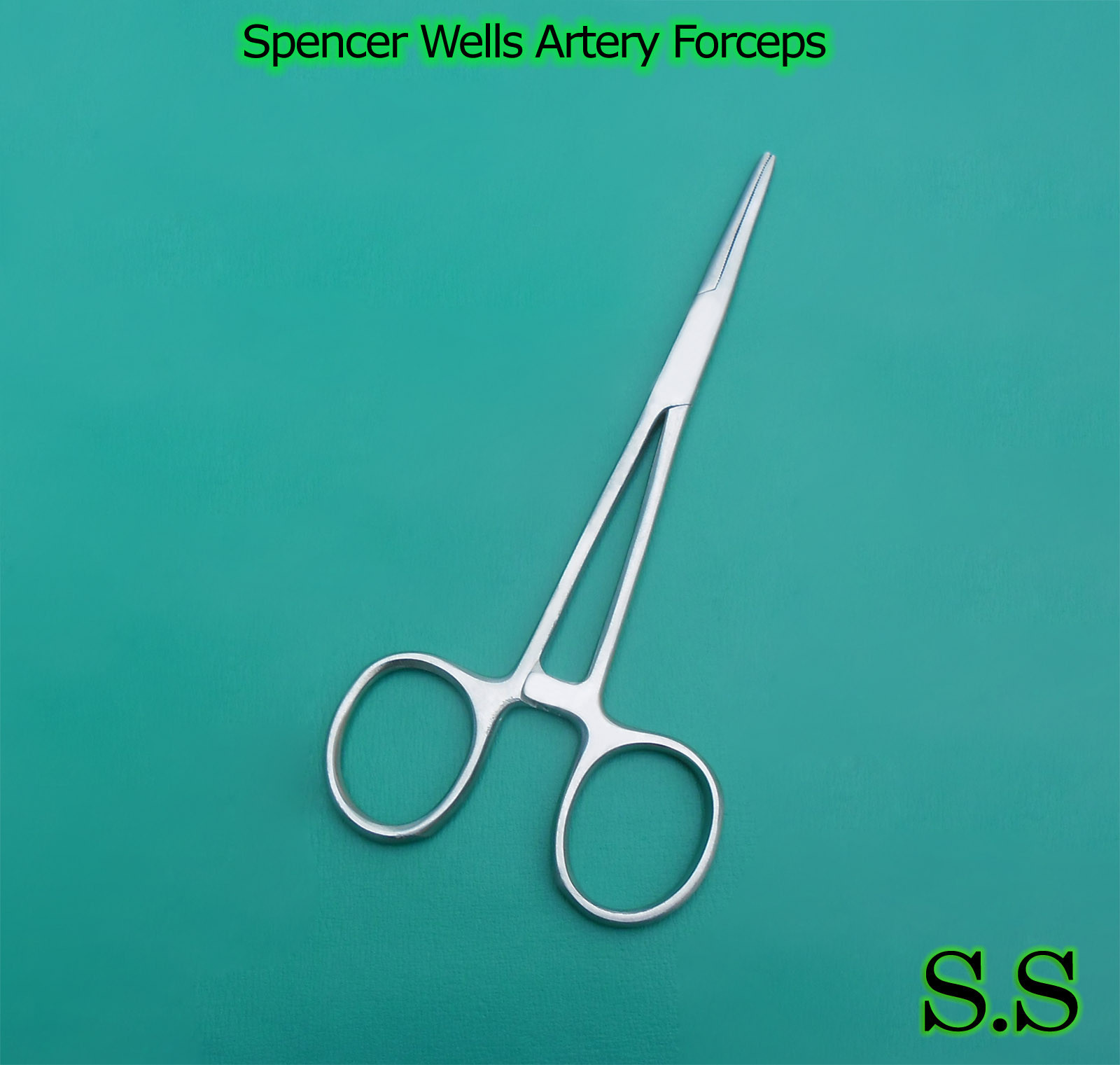 Spencer Wells Artery Forceps Str 5" Surgical instrument
