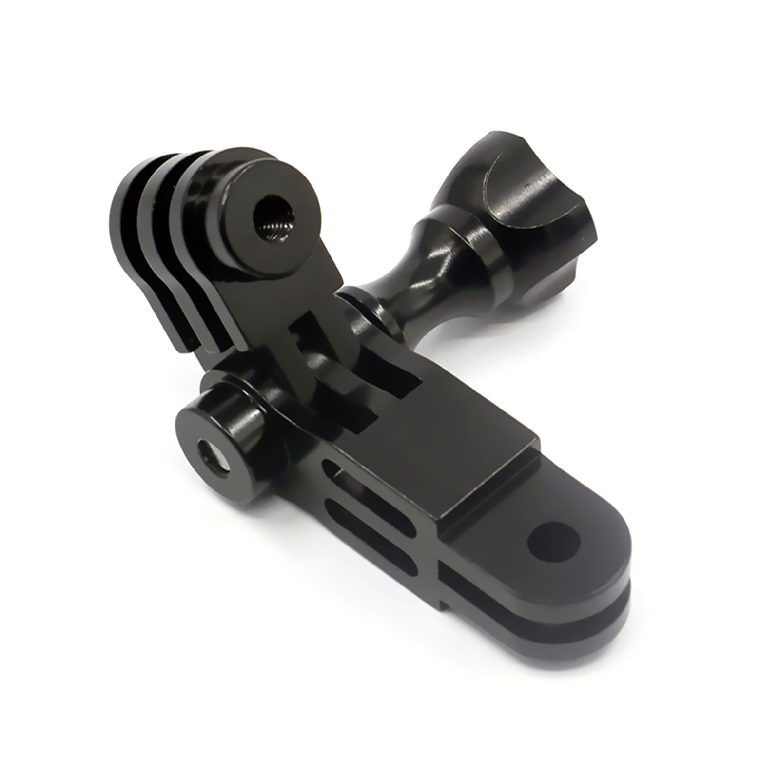 1Pc Black 3 Way Adjustable Extension Pivot Arm Adapter Replace Kit For Gopro