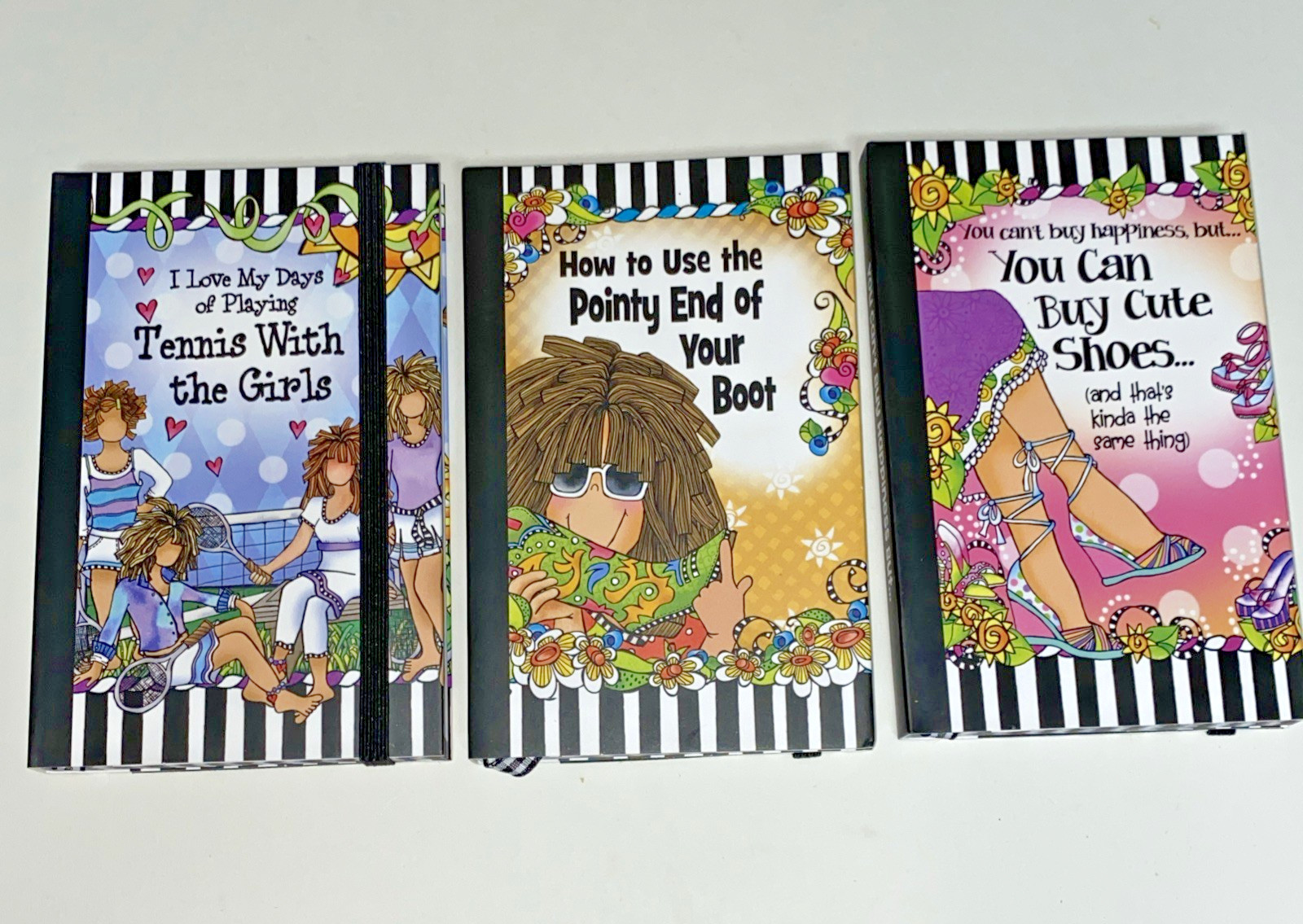 Suzy Toronto Notepads Lot Of 3 - Travel Purse Pocket Size Notebooks 5 X 3 New