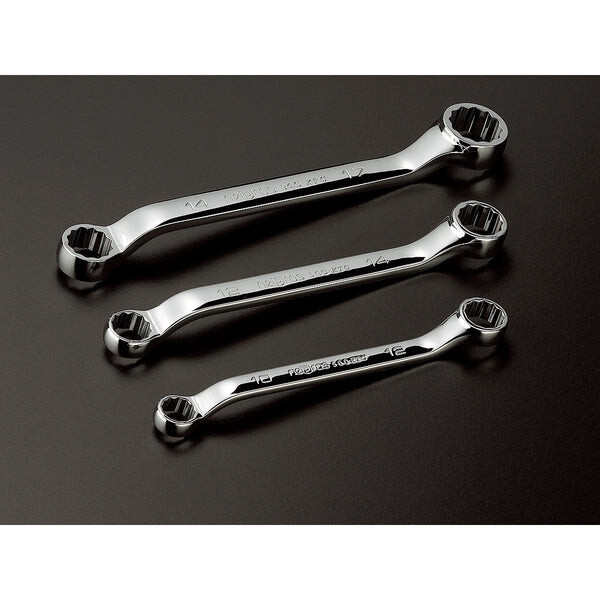 Nepros NM5S-0810, Metric Deep Offset Box-End - Short Wrenches (12pt.)