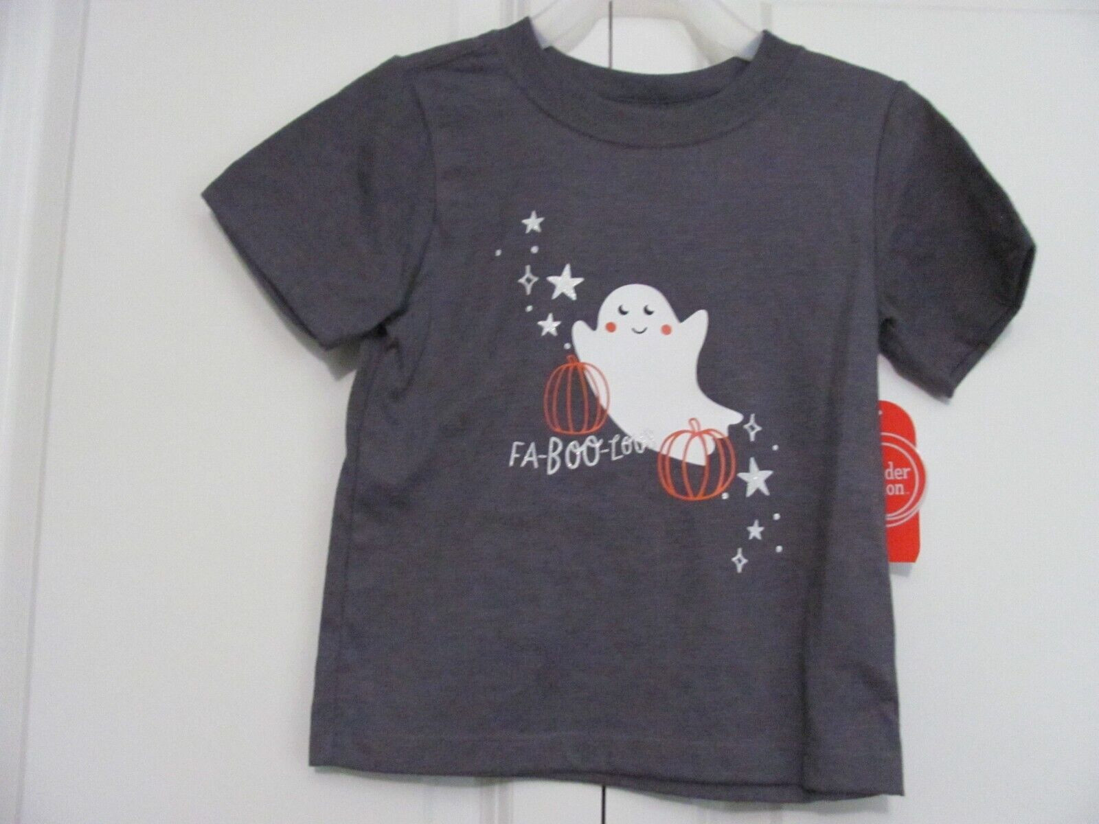 NWT 3T GIRL'S HALLOWEEN THEMED S/S SHIRT ~~ "FA-BOO-LOUS"