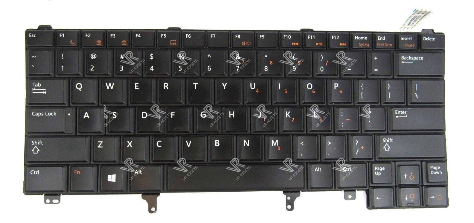 Dell Latitude E6230 E6430 US Keyboard Black PK130LY1G00 NSK-DVCBC JD6K8 0JD6K8