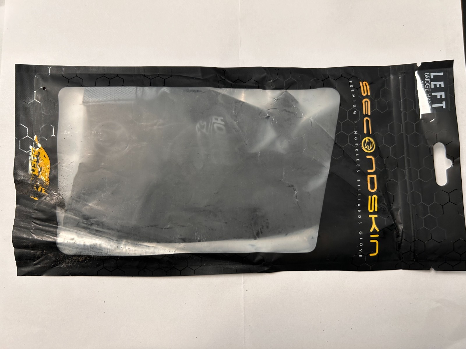 Predator Billiard Glove for Left Hand Black w/Grey Logo XXL