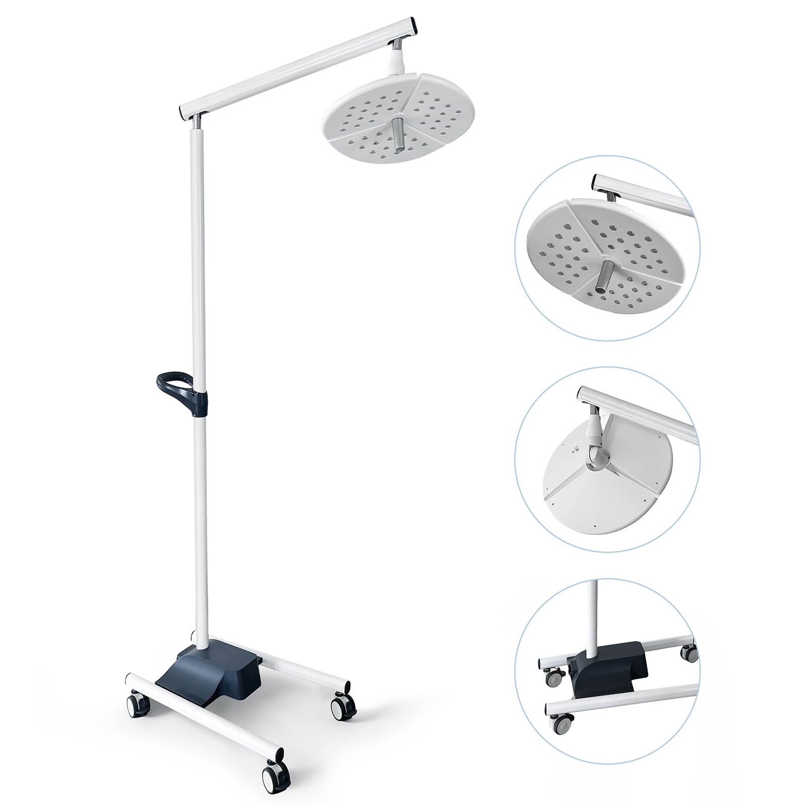 KWS 80W Dental Surgical LED Shadowless Light 45 LEDs Mobile Veterinary Light