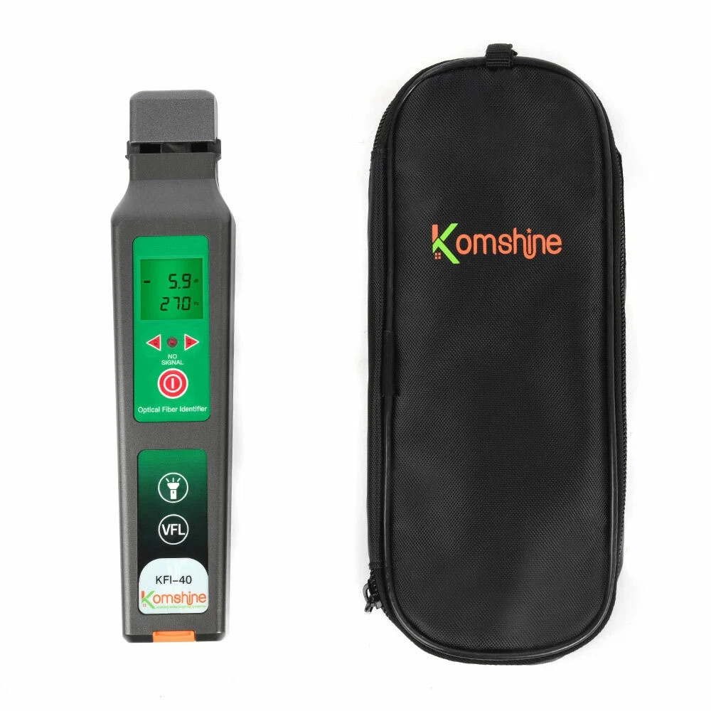 Komshine KFI-40V Live Optical Fiber Identifier 800-1700nm With 10mW VFL Ship USA