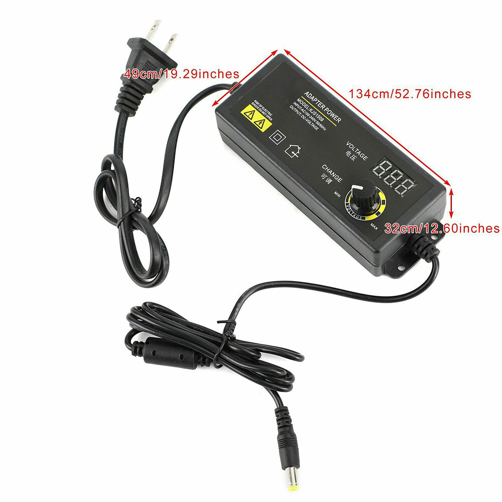 DC 3V~24V 60W Universal Adjustable Power Supply Variable Switching AC/DC Adapter