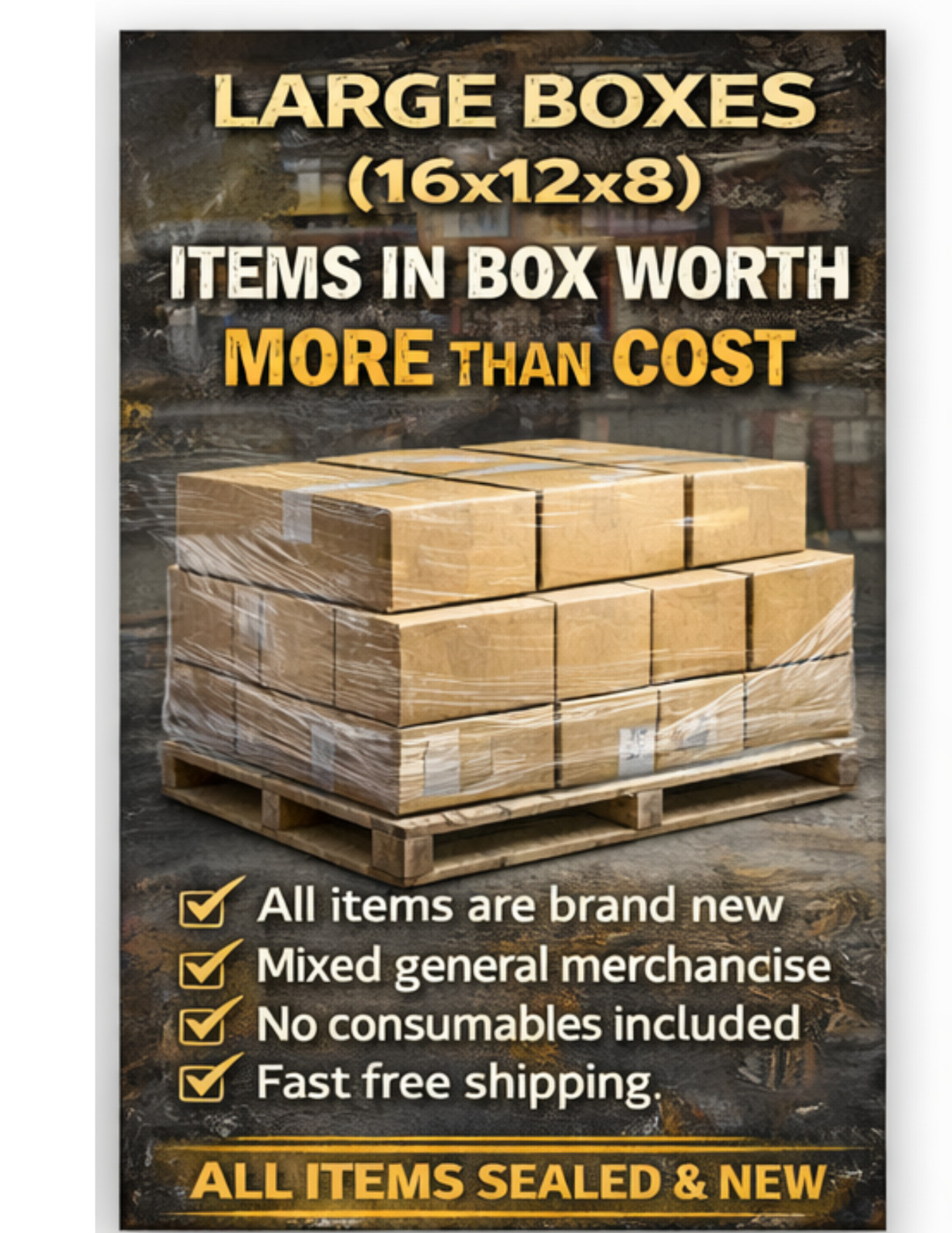 SEALED Amazon + Target Resale Ready Large Mystery Box | General Merchandise