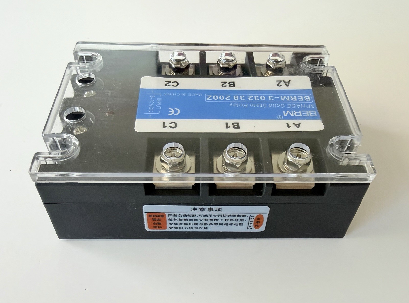 BERM 3-Phase Solid State Relay BERM-3 032 38 200Z New Open Box 3-32VDC