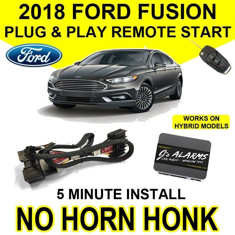 2018 Ford Fusion Remote Start Car Starter Plug & Play Hybrid & Gas Easy DIY FO2N