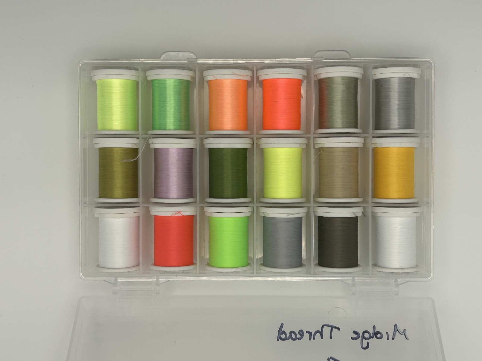 18 spools of Textreme Midge Thread and Micro Floss