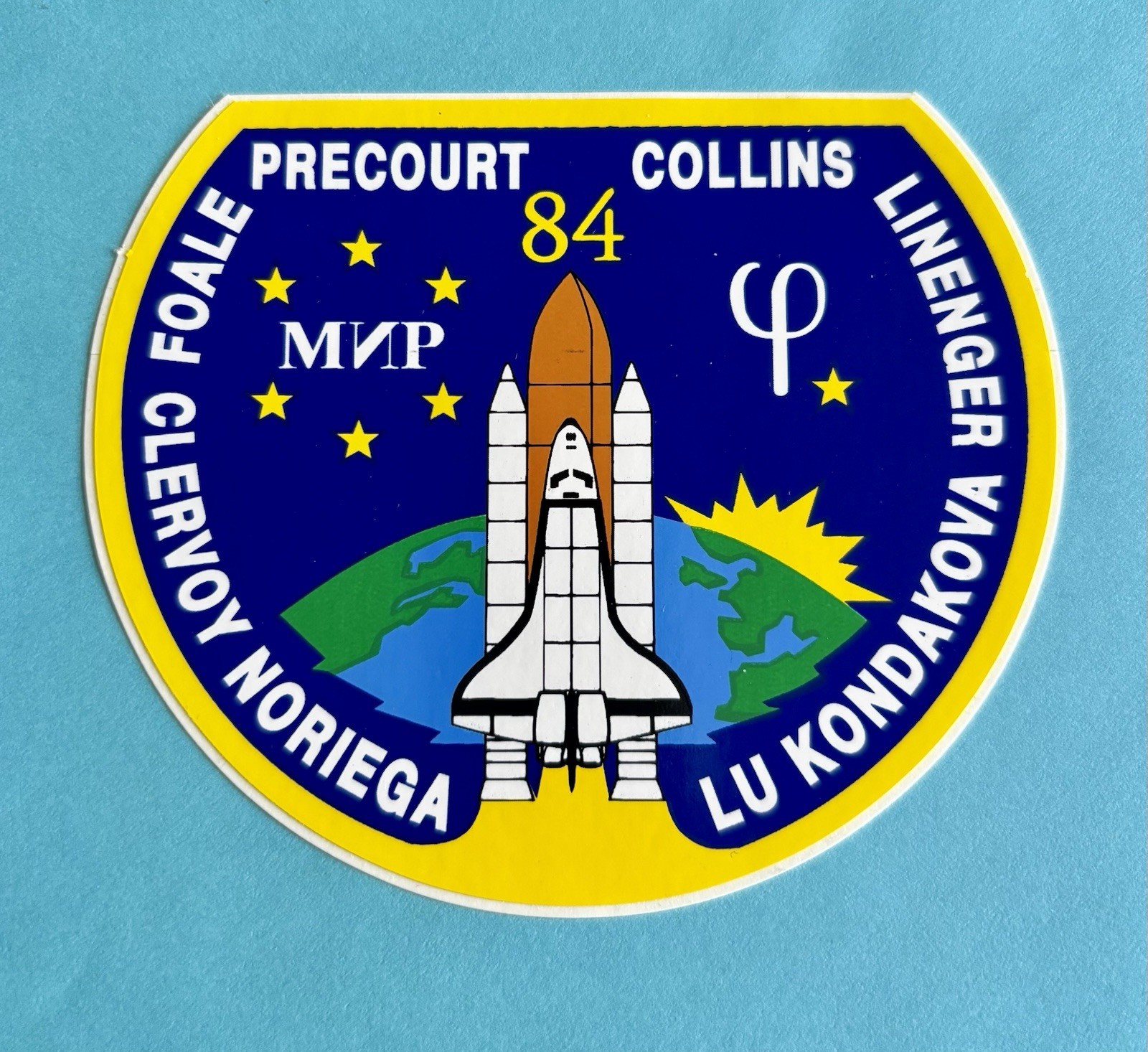 Space Decal, STS-84, Space Shuttle, Mir, NASA