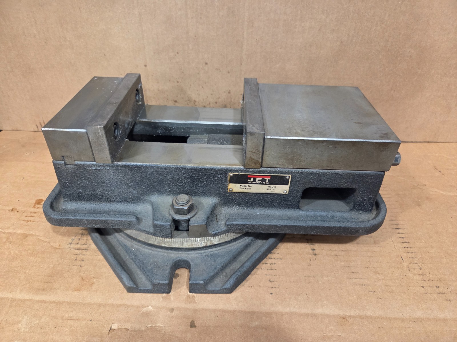 Jet 6" Milling Machine Vise w/ Swivel Base MLV-6 FV3