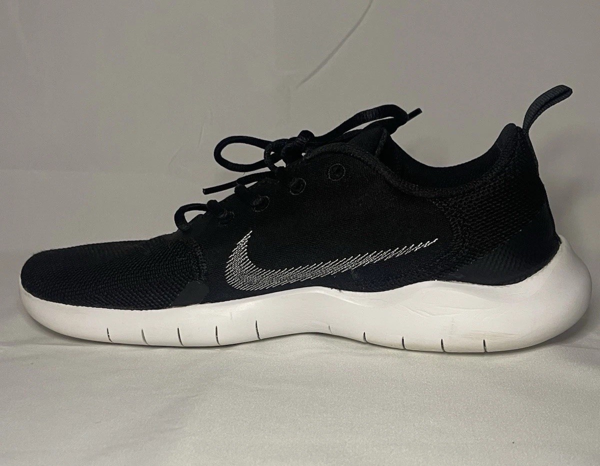 Nike Flex Experience Men’s Size 8.5 Black White Running Shoes – Pre‑Owned